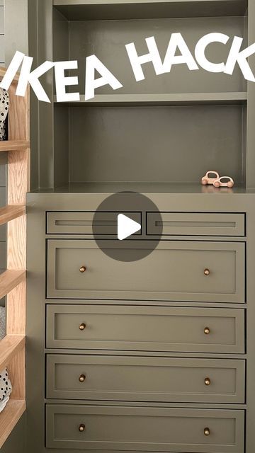 Hauga Storage Combination Hack, Ikea Hack Built In Dresser, Ikea Tallboy Hack, Ikea Hacks Tv Unit, Ikea Hack Koppang, Hauga Ikea Hacks Bedroom, Hauga Wardrobe Ikea Hacks, Songesand Dresser Hack Built In, Ikea Built In Hack Bedroom