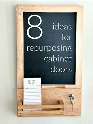 Upcycle Cabinet Doors Diy Projects, Repurposed Cupboard Doors, Cabinet Door Projects, Creative Cabinet Doors, Repurpose Cabinet Doors Ideas Diy, Repurpose Kitchen Cabinet Doors, Cabinet Door Crafts Ideas, Upcycle Cabinet Doors, Old Cabinet Doors Repurposed