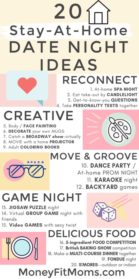 Diy At Home Date Night Ideas, In House Date Night Ideas, Stay At Home Date Ideas, Romantic Home Dates, Date Ideas At Home, At Home Date Ideas, Home Date Ideas, Home Date Night Ideas, Night Jar