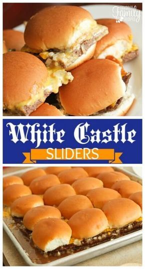 White Castle Sliders, Best Copycat Recipes, Copy Cat Recipe, White Castle, Mini Burgers, Copykat Recipes, Copycat Restaurant Recipes, Slider Recipes, Hamburger Recipes