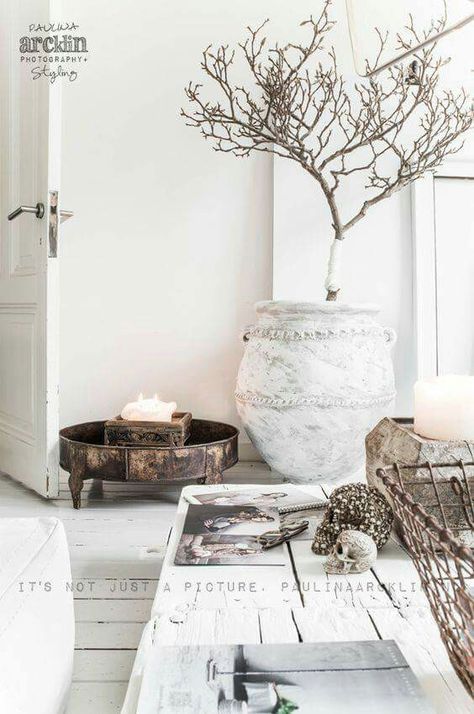 Paulina Arcklin, Deco Boheme, Scandinavian Interior, Scandinavian Home, Decor Minimalist, Bohemian Home, White Interior, Boho Home, 인테리어 디자인