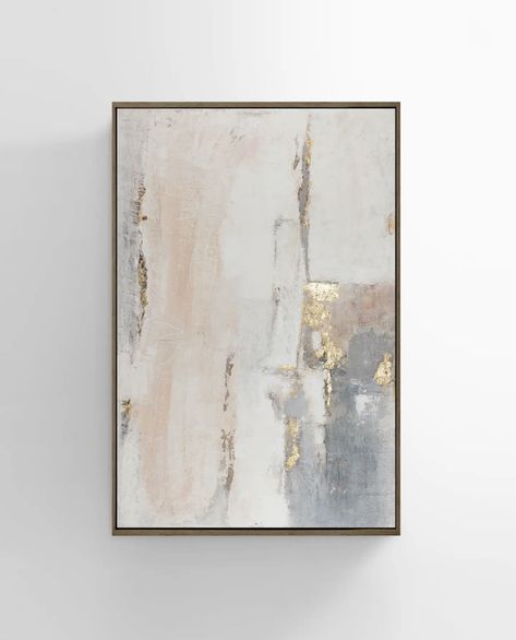 Mauve Walls, Parlor Room, Acrylic Drawing, Muted Palette, Wall Art Ideas, Canvas Art Wall Decor, Boho Art, Framed Canvas Wall Art, Metallic Accents