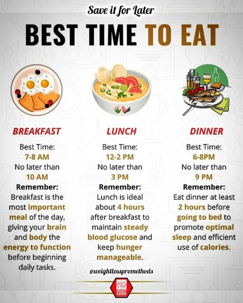 🌟 Timing is Everything! 🌟 When it comes to meals, what you eat is crucial, but when you eat can be just as important. 🕒 🍳 Breakfast: Kickstart your day between 7-8 AM! Your brain and body need that fuel to conquer the day. 🧠💪 🥗 Lunch: Aim for 12-2 PM to keep your blood sugar steady and hunger in check. 🌿 Maintaining a balance is key to sustaining your energy levels throughout the day. 🍽️ Dinner: 6-8 PM is your window! Eating at least two hours before bedtime promotes better sleep and he... What Time To Eat Breakfast Lunch And Dinner, Best Times To Eat During The Day, How Much Calories Should I Eat A Day, Eating Routine Healthy, Best Time To Eat Meals, When To Eat Throughout The Day, Jam Makan Untuk Diet, Things To Eat After 8pm, 2 Meals A Day Diet