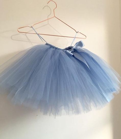 Sage Party, Periwinkle Fairy, Dull Blue, Tutu En Tulle, Girls Tulle Skirt, Flower Girl Outfit, Tule Rok, Long Tutu, Blue Tutu