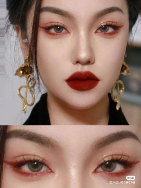 Extreme Make-up, Teknik Makeup, Korean Eye Makeup, Smink Inspiration, Eye Makeup Pictures, Ethereal Makeup, Red Makeup, Eye Makeup Designs, Dope Makeup