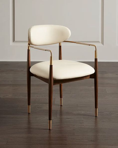 Brass Dining Chair, Brass Dining Chairs, Modern Classic Chair, Neo Classical Furniture, Luxury Dining Chairs, Art Deco Dining Chair, Brass Chair, Chair Classic, Classic Dining Chair