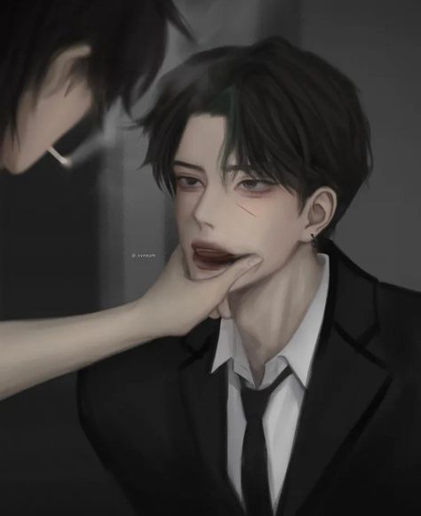 Mafia Anime Boy, Mafia Anime Men, Handsome Man Aesthetic, Ace Craige, Illusion Illustration, Black Hair Anime Guy, Anime Lyrics, Black Hair Boy, Boy Eyes