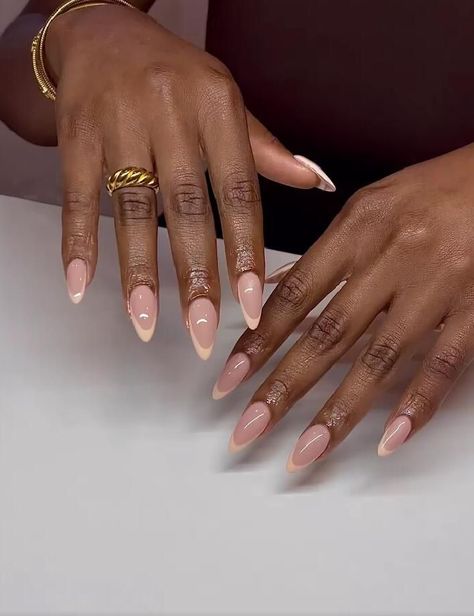 Acrylic Nails For Dark Skin Tone, Classy Simple Nails Natural Looks, Fall Nails Dark Skin, Fall Nails Dark, Nails On Dark Skin, Fall Nails Chrome, Dark Skin Nail Color, Nails Dark Skin, Trendy Fall Nails