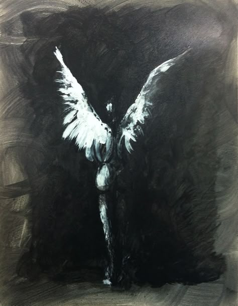 Angel Paintings, Piskel Art, Dark Paintings, Angel Painting, Acrylic Artwork, Angel Art, Art Painting Acrylic, Abstract Artists, Modern Artwork