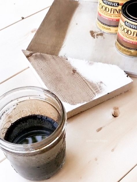 Minwax Provincial, Weathered Wood Stain, Minwax Stain Colors, Weathered Oak Stain, Driftwood Stain, Diy Wood Stain, Stain On Pine, Minwax Stain, Making Furniture