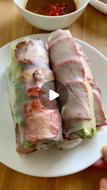 Thuy on Instagram: "#AD  Spring rolls are on the menu every single week at our house, i’m going to show you how to make the BBQ Pork version!  Making BBQ pork at home is so easy and tasty, i’ve been making it this way since my college days.  All the ingredients are easily accessible at most asian grocery stores.  Full recipe for the marinade below, best to marinade overnight.  Pinned my peanut sauce recipe as well under reels.

Before the air fryer we used to pan fried our pork and it always ended up in a greasy mess. Grilling was less greasy but not always an option due to the weather.  @Cosoricooks 6 quarts Turboblaze Air Fryer took it to another level, it really does cook everything so much faster!  It has 9 functions and I love trying a new function every single day.  Use my code THUYT Rice Spring Rolls, Vietnamese Spring Rolls Recipe, Pork Spring Rolls, Rice Paper Recipes, Vietnamese Spring Rolls, Asian Grocery Store, Peanut Sauce Recipe, Spring Roll Recipe, Asian Grocery