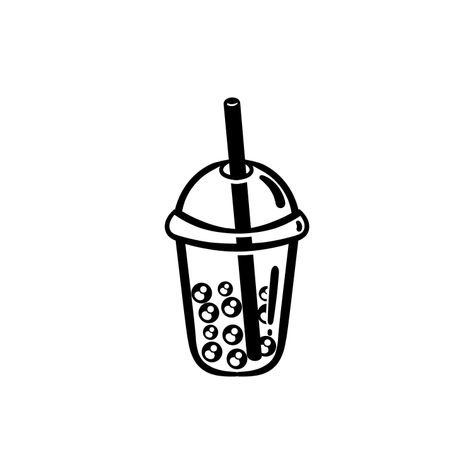 Bubble Tea Icon, Tea Icon, Tea Image, Tea Vector, Bubble Tea Boba, Boba Tea, Vector Png, Bubble Tea, Milk Tea