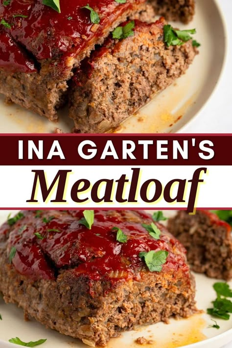 If you love meatloaf but don't want to spend hours in the kitchen, then you have to try Ina Garten's meatloaf. Learn how to make the easy recipe and get tips for a moist, juicy meatloaf. Ina Garten's Meatloaf Recipe, Ina Garten's Meatloaf, 1770 House Meatloaf Ina Garten, Ina’s Meatloaf, Ina Gartens Meatloaf, Smitten Kitchen Meatloaf, Natasha Kitchen Meatloaf, Ina Garten 1770 House Meatloaf, Diner Style Meatloaf