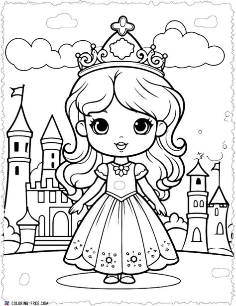 Princess Printables Free Coloring, Princess Coloring Pages Free Printable, Princess Coloring Sheets, Free Planner Pages, Free Coloring Pages For Kids, Princess Printables, Nature Paper, Disney Princess Coloring Pages, Sand Castles