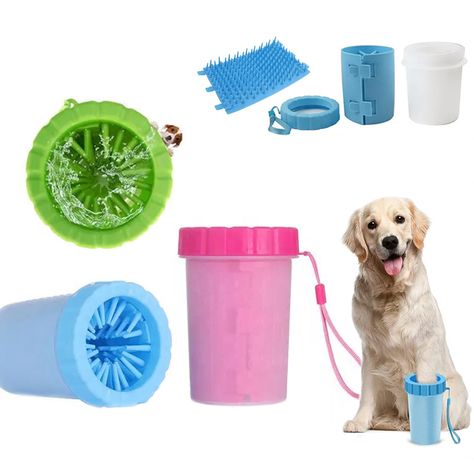 Paw Cleaner For Dogs, Bath Magic, Dog Paw Cleaner, Cleaning Bucket, Dogs Paw, Washer Cleaner, Cleaning Buckets, Cup Dog, Paw Cleaner