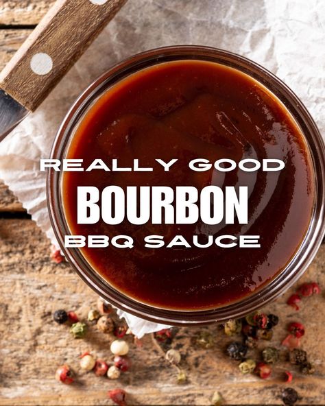 Calling all grill masters & BBQ fanatics!   Want to elevate your next cookout with a sauce so good it deserves its own trophy? My Really Good Bourbon BBQ Sauce is jam-packed with smoky sweetness & a burst of flavor that'll have everyone asking for seconds (and thirds!).   Head over to my blog for the full recipe - it's easier than you think to make restaurant-worthy BBQ at home! Blackberry Bourbon Bbq Sauce, Bourbon Sauce For Burgers, Whiskey Bbq Sauce Recipes, Southern Bbq Sauce Recipe, Tangy Bbq Sauce Recipe, Beer Bbq Sauce Recipe, Smoked Bbq Sauce, Barbque Sauce, Best Bbq Sauce Recipe