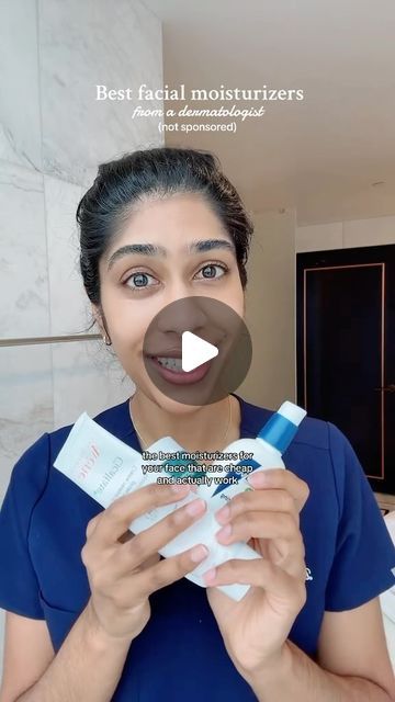 Dr. Neera Nathan on Instagram: "Best face moisturizers and face creams that are budget friendly but actually work from a dermatologist. #moisturizer #facialmoisturizer #facecream #fyp #notsponsored" Best Dermatologist Skincare, Best Moisturizer For Dehydrated Skin, Best Face Moisturizer Dermatologist, Face Moisturizer For Combination Skin, Facial Moisturizer For Dry Skin, Best Moisturizer For Face, Simple Replenishing Rich Moisturizer, Best Night Moisturizer, Best Drugstore Moisturizer