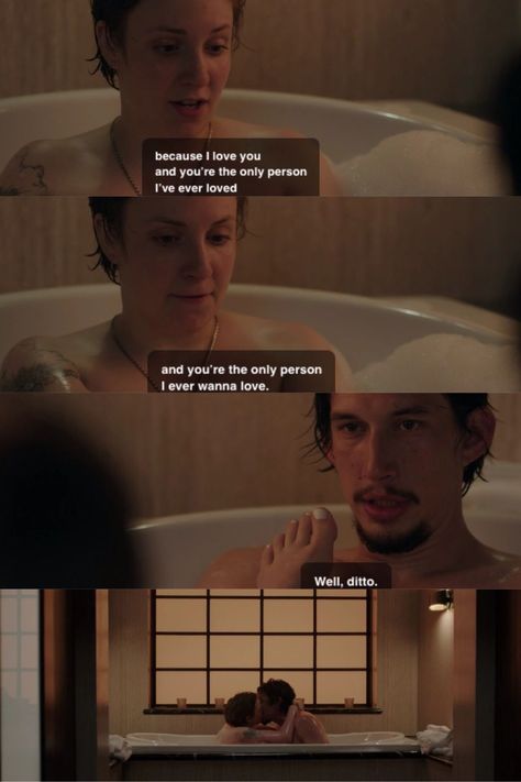 Hannah & Adam Girls Hbo Quotes, Adam And Hannah, Adam Driver Girls, Adam Sackler, Girls Tv Show, Girls Hbo, Girls Hannah, Adam Driver Kylo Ren, Lena Dunham