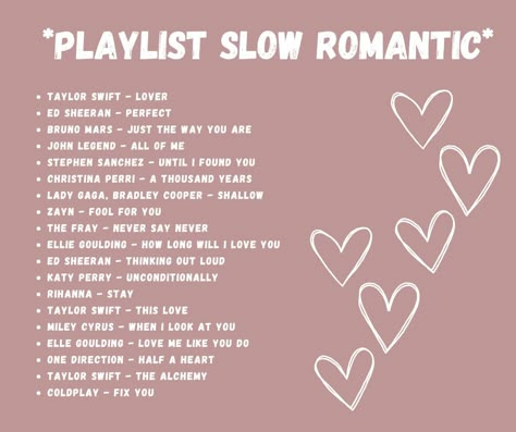 Love Song 💕 Country Songs About Love, Lyrics About Love For Him, Romantic Songs Playlist, Songs For When You Have A Crush, Crush Songs, R&b Love Songs, Slow Love Songs, Songs About Love, Reciprocated Love