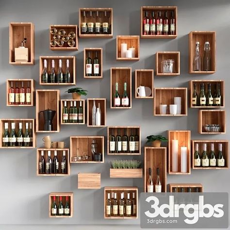 Wine bottle display