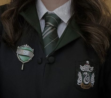 Slytherin Uniform Female, Slytherin Uniform, Slytherin Outfit, Slytherin Wallpaper, Slytherin Fashion, Hogwarts Uniform, Hogwarts Outfits, Harry Potter Oc, Pansy Parkinson