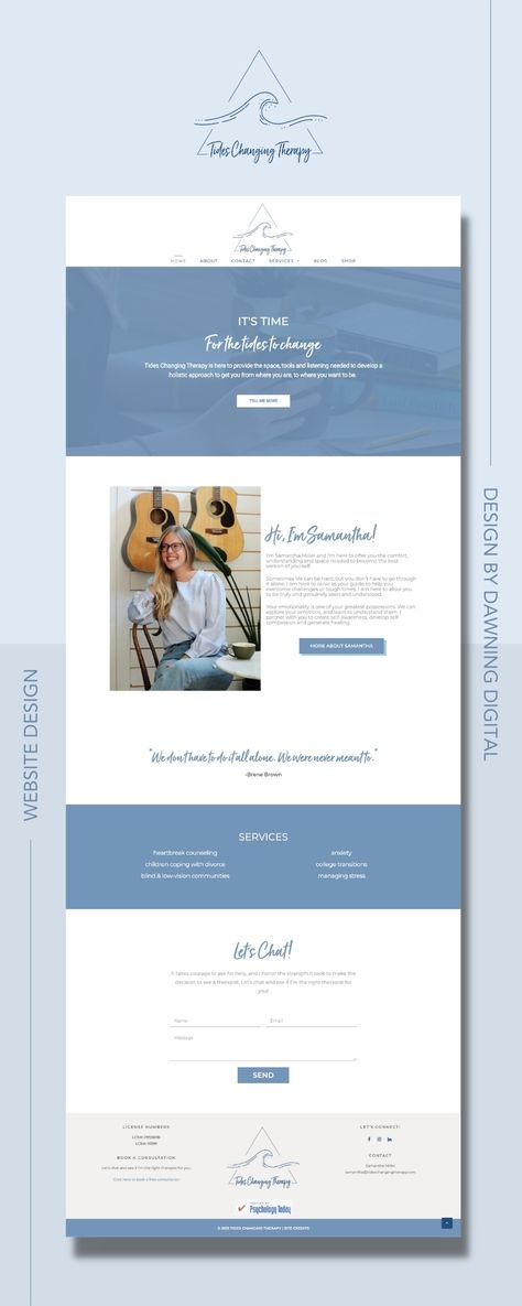 Teal Website Design Inspiration, Website Blue Design, Blue Color Palette For Website, Modern Website Design Color Palettes, Website Article Design, Blue Website Design Inspiration, Therapist Website Design Inspiration, Behance Template, Website Design Color Palettes