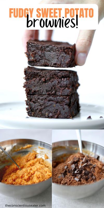 Vegan Sweet Potato Brownies, Mashed Sweet Potato, Potato Brownies, Sweet Potato Brownies, Vegan Sweet Potato, Healthy Treat, Eating Plan, Healthy Sweets Recipes, Vegan Dessert Recipes