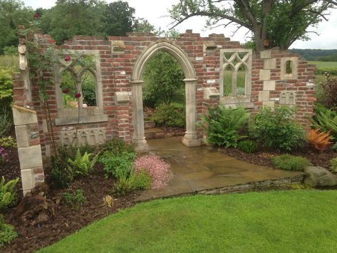 Bespoke Gothic Follies - Historical Garden Design - Redwood Stone Garden Ruins, Garden Follies, Garden Dividers, Garden Folly, Stone Arches, Build A Garden, Gothic Garden, Luxury Garden, Better Homes And Garden