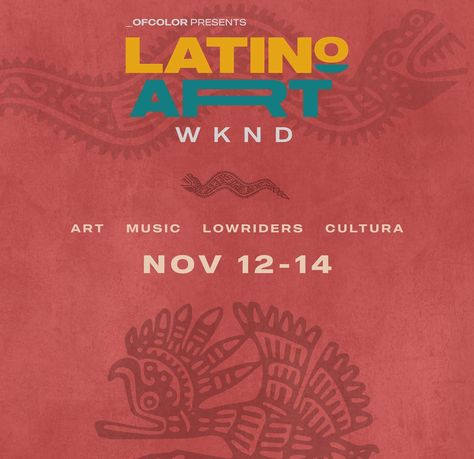 Social Media Design Assets for Latino Art WKND A throwback to Latino Art Weekend Art and music event in Austin, TX! Forty4 Design crafted these beautiful design assets highlighting the bold colors of cultural Latino patterns. We loved bringing this celebration of culture to life. #latinos #socialmediamarketing #latinoartwkend #designassets #forty4design #designcompany #huttotx Latino Design, Latin Culture, Latino Art, Art And Music, Latin Music, Music Event, Design Assets, Media Design, Be Bold