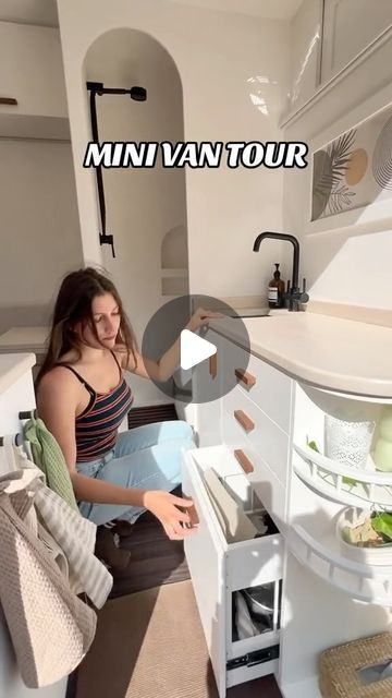 Valérie Bourdonnec on Instagram: "MINI VAN TOUR #vantour" Small Van Conversion, Mini Van Conversion, Mini Van Camper, Mini Camper Van, Ford Transit Camper Conversion, Mini Motorhome, Van Conversion Ideas, Converted Vans, Van Tour