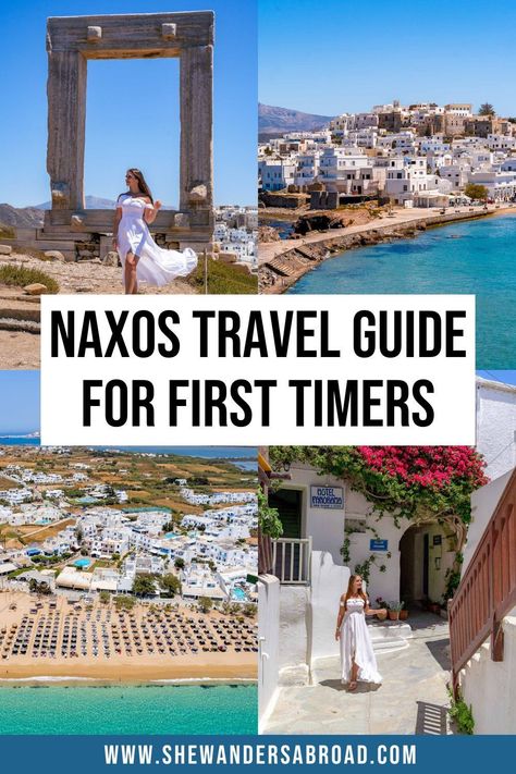 Planning your first trip to Naxos? Our comprehensive Naxos travel guide has you covered with all the best places to stay, must-see sites & insider tips. | Naxos travel tips | Mamma Mia | Naxos Greece travel tips | Naxos Greece travel guide | Things to do in Naxos Greece | Where to stay in Naxos Greece aesthetic | Naxos Greece beaches | Naxos Greece photography | What to do in Naxos Greece | Best restaurants in Naxos Greece | Naxos Greece itinerary | Greek Summer Greece Naxos, Greece Beaches, Greece Travel Tips, Greek Islands Vacation, Greece Aesthetic, Naxos Greece, Greek Island Hopping, Naxos Island, Greece Itinerary