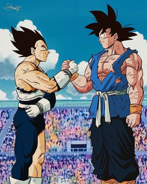 Goku Y Vegeta, Ball Wallpaper, Goku And Vegeta, Goku Vegeta, Anime Dragon Ball Goku, Dragon Ball Wallpapers, Dragon Ball Goku, Dragon Ball Artwork, Anime Dragon Ball Super