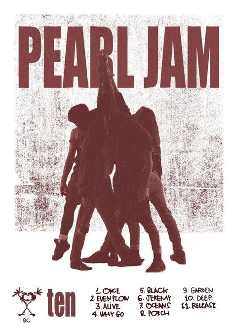 Pearl Jam Background, Pearl Jam Poster Vintage, 90s Rock Posters, Grunge Band Posters, Pearl Jam Aesthetic, Pearl Jam Wallpaper, Pearl Jam Tattoo, Pearl Poster, Pearl Jam Art