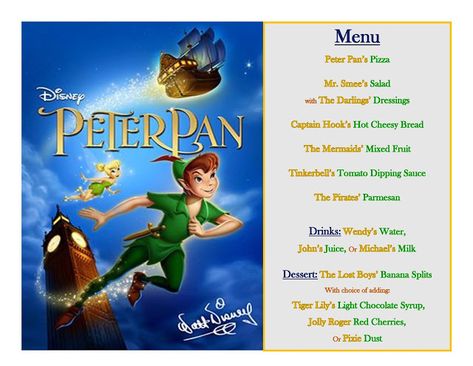 Movie And Dinner Ideas, Dinner Ideas Tiktok, Dinner And A Movie Ideas, Disney Dinner And Movie Night, Disney Movie Themed Dinner, Disney Dinner And A Movie, Family Movie Night Themes, Disney Movie Night Menu, Disney Meals