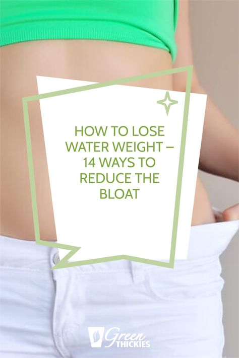 Today I’m going to show you how to lose water weight and even drop up to a dress size in a week. The most effective strategy is... Green Thickies, Lose Water Weight, Lose Lower Belly, Transformation Inspiration, Diet Changes, Simple Diet, Calorie Burn, Lose Lower Belly Fat, Fat Belly