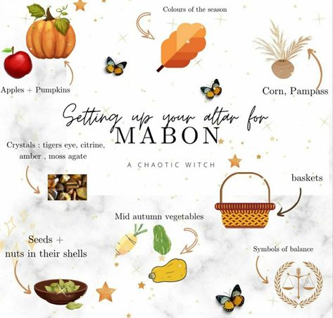 Mabon Alter Ideas, Mabon Altar Ideas, Mabon Alter, Alban Elfed, Mabon Art, Blessed Mabon, Mabon Altar, Witchy Holidays, Mabon Celebration