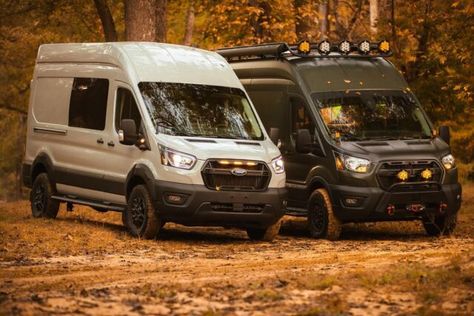 Modular Ford Transit Adventure Vans Ford Transit Campervan, Blue Springs Missouri, Camper Van Conversions, Ford Transit Camper, Transit Camper, Sustainable Transport, Van Conversions, Camper Van Conversion Diy, Camper Van Conversion