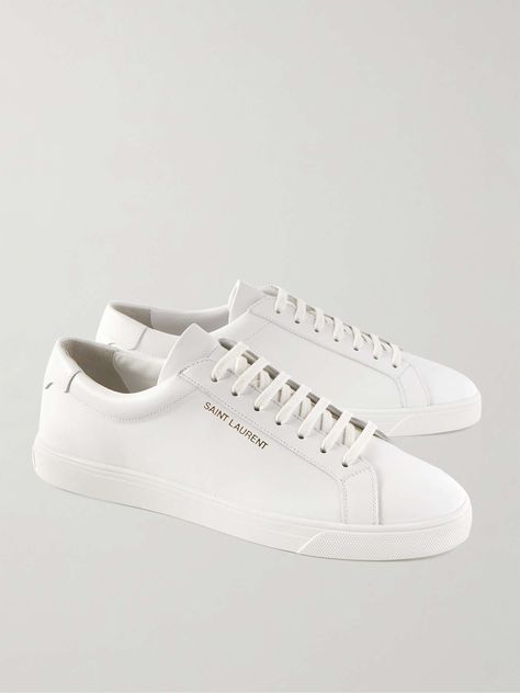 How To Wear White Sneakers, Classic White Sneakers, White Dress Shoes Men, Saint Laurent Collection, Suits And Sneakers, Best White Sneakers, Leather Sneakers Men, White Shoes Men, White Sneakers Men