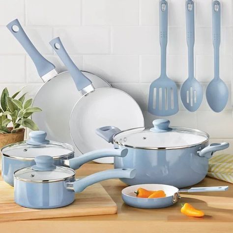 Deluxe Aqua 12-Piece Ceramic Nonstick Cookware Set - Eco-Friendly, Hand Wash Only Tag a friend who would love this! FAST US Shipping Get it here ——> https://prehype.shop/deluxe-aqua-12-piece-ceramic-nonstick-cookware-set-eco-friendly-hand-wash-only/ #inspiration #onlineshopping Luxury Cookware, Ceramic Nonstick Cookware, Kitchen Pots, Ceramic Cookware Set, Kitchen Cookware Sets, Nonstick Cookware Sets, Kitchen Kit, Kitchen Games, Ceramic Cookware