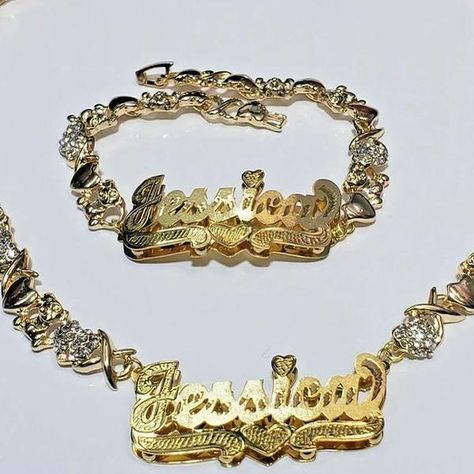 Custom Necklaces – Silviax Betty Boop Jewelry, Braclets Gold, Custom Gold Jewelry, Xoxo Jewelry, Custom Necklaces, Dope Jewelry Accessories, Necklace Name, Wrist Jewelry, Luxe Jewelry