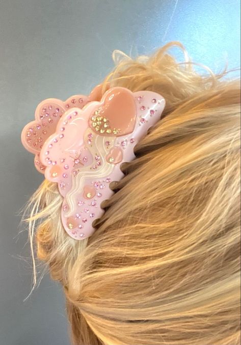 Pink Claw Clip, Emi Jay, Coquette Clothing, Bow Fashion, Perfect Bow, Trendy Chic, Coquette Bow, Hair Claws & Clips, Pink Princess