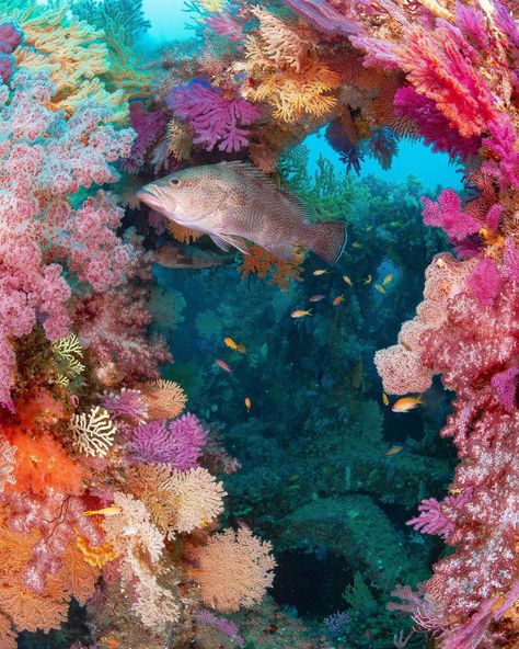 Ocean Reef Aesthetic, Vibrant Coral Reef, Coral Reef Photography Landscape, Water Dragon Oc, Clay Coral Reef, Coral Reef Photography, Clay Coral, Ocean Life Photography, Coral Drawing