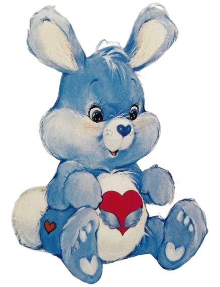 From the Care Bear Cousins sewing pattern Swift Heart Rabbit, Candy Mountain, Care Bears Vintage, Care Bears Cousins, Bear Character, Childhood Days, 80s Cartoons, Bear Art, Bear Wallpaper