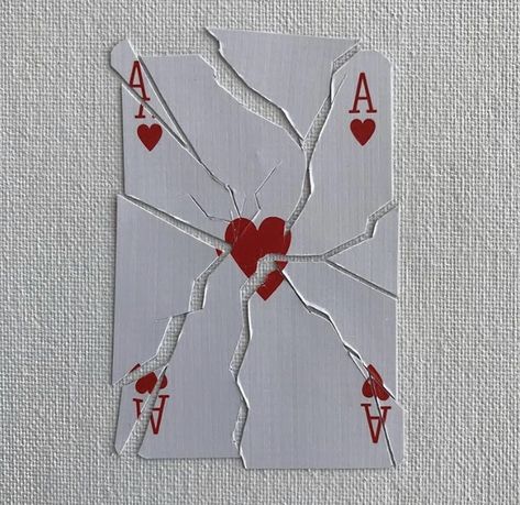 Card Collage, Playing Cards Art, Dessin Adorable, Art Inspiration Painting, 영감을 주는 캐릭터, Playing Card, Art Sketchbook, Card Art, Diy Art