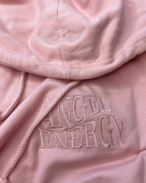 Channel your ✨Angel Energy✨ in this adorable cosy hoodie with angel wing details Angel Hoodie, Angel Energy, Holiday Inspo, Favourite Colour, Fly High, Sweatshirts And Hoodies, Embroidered Hoodie, V Day, Summer 24