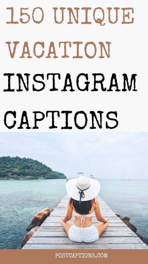 Are you looking for the perfect caption to capture your amazing vacation photos? Look no further! We've got you covered with a list of 150 of the best captions for your next post. From funny quips to heartfelt messages, we've got something for everyone. Vacation captions| Funny vacation captions| Short vacation captions| Vacation quotes for Instagram captions| Vacation quotes for Instagram Bio Beach Video Captions For Instagram, Vacation Captions Instagram Baddie, Cute Vacation Captions, Instagram Captions Vacation Posts, Vacation Picture Captions, Cute Vacation Quotes, Vacation Is Over Quotes, Post Vacation Instagram Captions, Tropical Vacation Instagram Captions