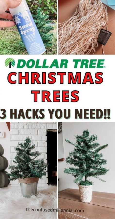 Dollar Tree Christmas Trees, Mini Christmas Tree Diy, Dollar Tree Christmas Tree, Diy Dollar Tree Christmas, Origami Christmas Tree, Dollar Store Christmas Crafts, Christmas Tree Diy, Preschool Christmas Crafts, Farmhouse Christmas Tree