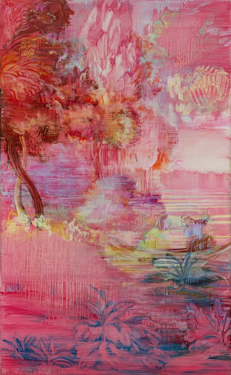 Pink Underpainting, Art Painting Colorful, Australian Landscape, Painting Inspo, Art Portfolio, Shelf Life, Art Techniques, Pretty Art, Life Art