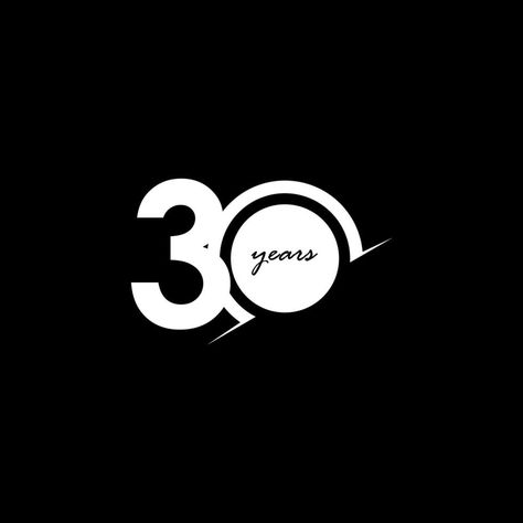 30 Years Anniversary Celebration Number White and Black Vector Template Design Illustration 30 Years Logo Design, 30 Years Anniversary Logo, 30 Logo Design Number, 30 Anniversary Logo, Anniversary Graphic Design, 30 Years Anniversary, Pearl Anniversary, 30 Year Anniversary, 25 Year Anniversary