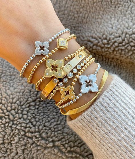 Roberto Coin Venetian Princess, Princess Bracelets, Roberto Coin Bracelet, Roberto Coin Jewelry, Jewelry Wishlist, Bvlgari Jewelry, Bracelet Stacks, Marco Bicego, Roberto Coin